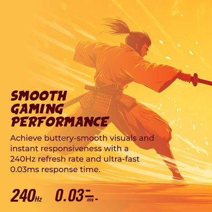 AOC 27 Inch QHD Gaming Monitor 240Hz 0.3ms, Overclock 260Hz, IPS, 2560x1440, G-Sync Compatible, HDR Ready, DisplayPort 1.4 HDMI 2.0, VESA Mount, 3-Year Zero-Bright-Dot, Q27G41ZE