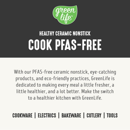 GreenLife Rice Cooker with Removable PFAS-Free Ceramic Nonstick Pot, 3-Cups Uncooked/6-Cups Cooked, Grains & Oatmeal Multicooker, Compact One-Switch Design, Auto Keep Warm, Easy Clean, Cream