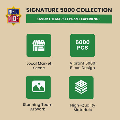 MasterPieces 5000 Piece Jigsaw Puzzle for Adults, Family, Or Kids - Buy Local Honey - Manufacturer Defect - 40"x60"