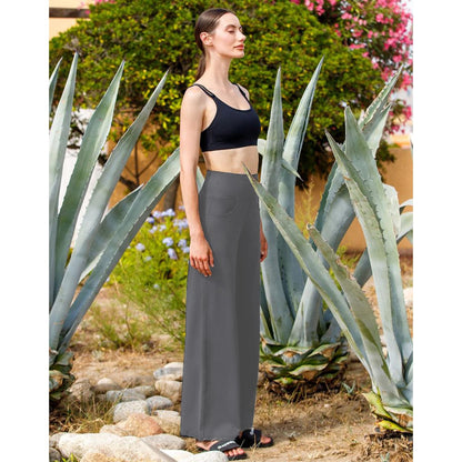 NEW YOUNG 3 Pack Women's Wide Leg Pants with Pockets High Waist Loose Sweatpants Casual Lounge Yoga Workout Palazzo