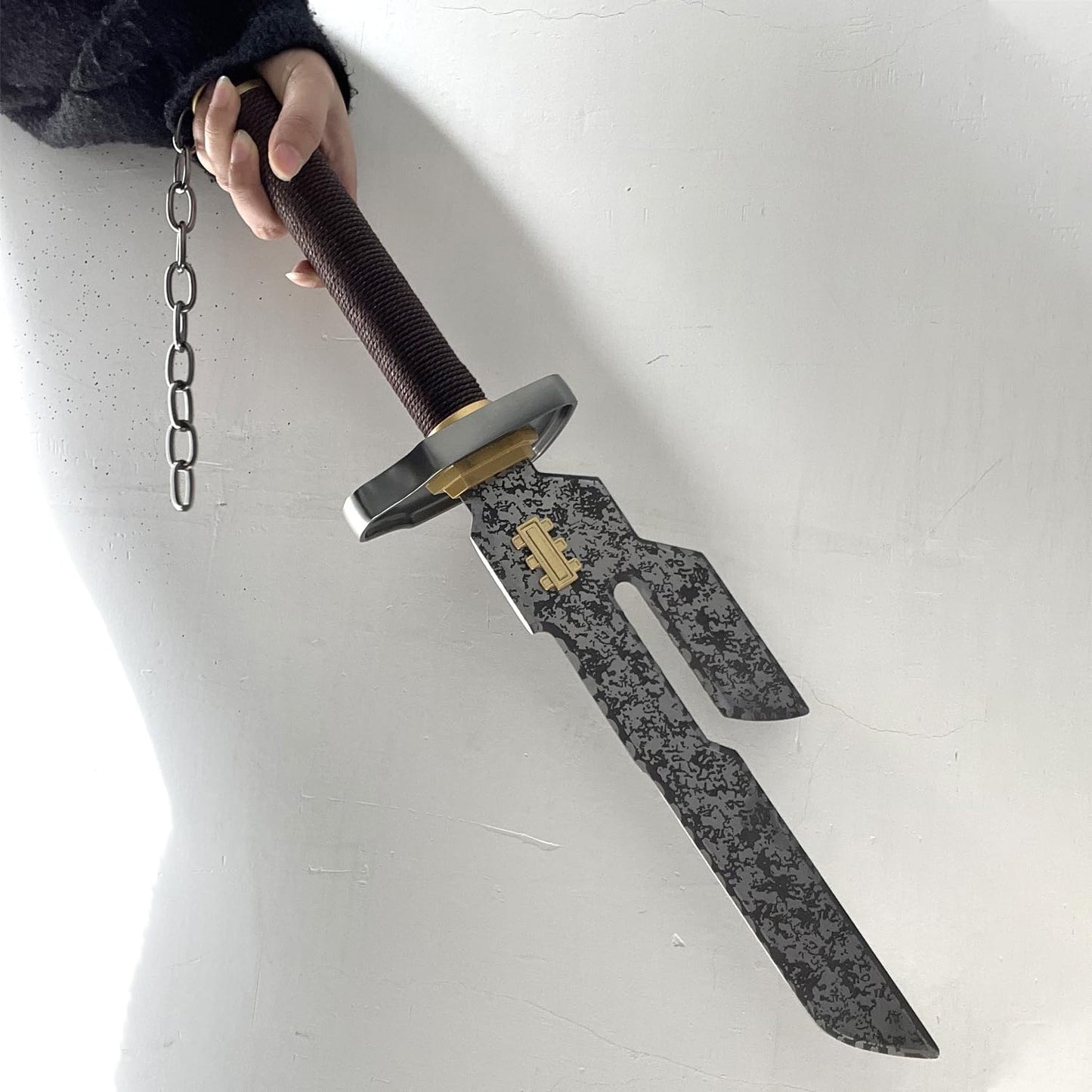 17.7" Fushiguro Toji Sword Cosplay Weapons Sword Real Metal with Display Stand