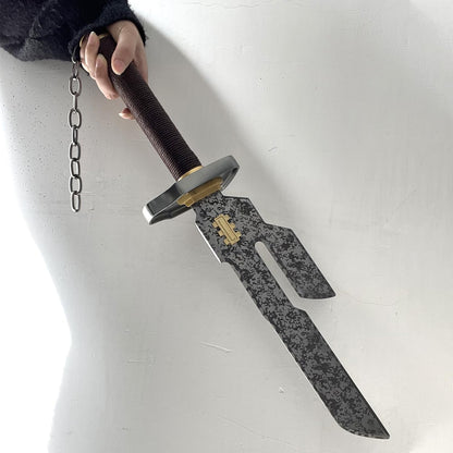 17.7" Fushiguro Toji Sword Cosplay Weapons Sword Real Metal with Display Stand