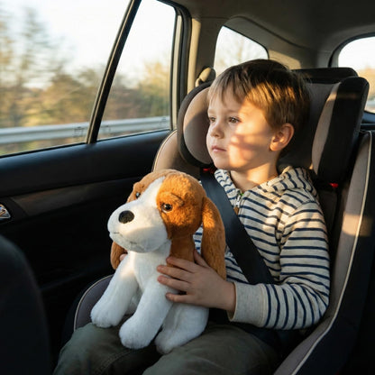 WEIGEDU Labs Labrador Golden Retriever Stuffed Animal, 7.9", Golden Yellow | Dog Puppy Plush Toy, For Kids Boys Girls Bedtime Birthday Gifts