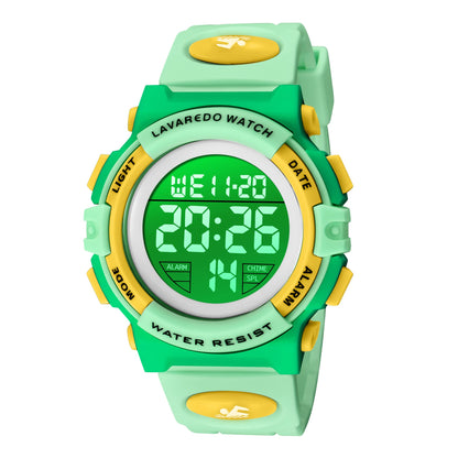 Kids Watch,Boys Watch for 3-15 Year Old Boys,Digital Sport Outdoor Multifunctional Chronograph LED 50 M Waterproof Alarm Calendar Analog Watch for Children with Silicone Band,Kids Gift