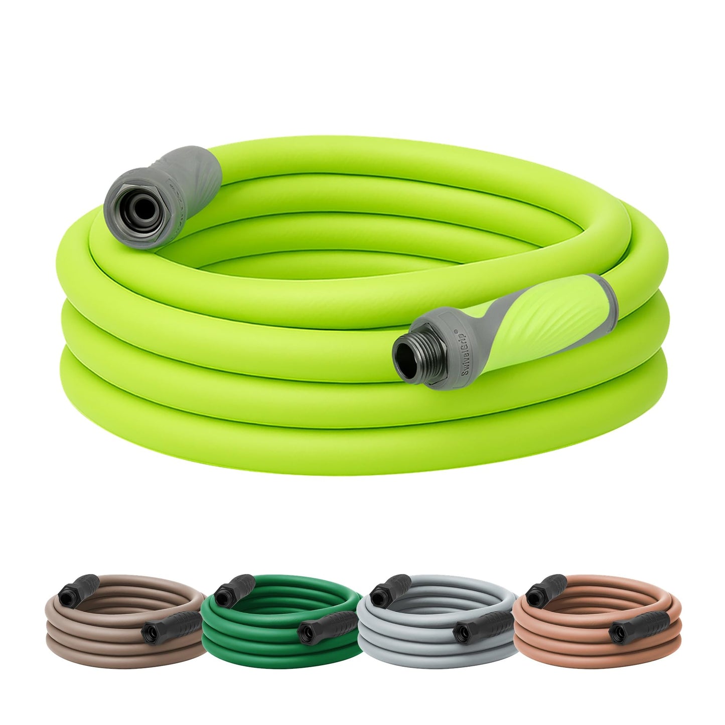 Flexzilla Garden Hose 5/8 in. x 50 ft., Lightweight All-Weather Water Hose, Durable and Flexible, Leak-Free Connections