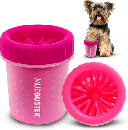 Dexas MudBuster Portable Dog Paw Cleaner - Premium Quality, Blue, Small Size for Pet Supplies and Accessories