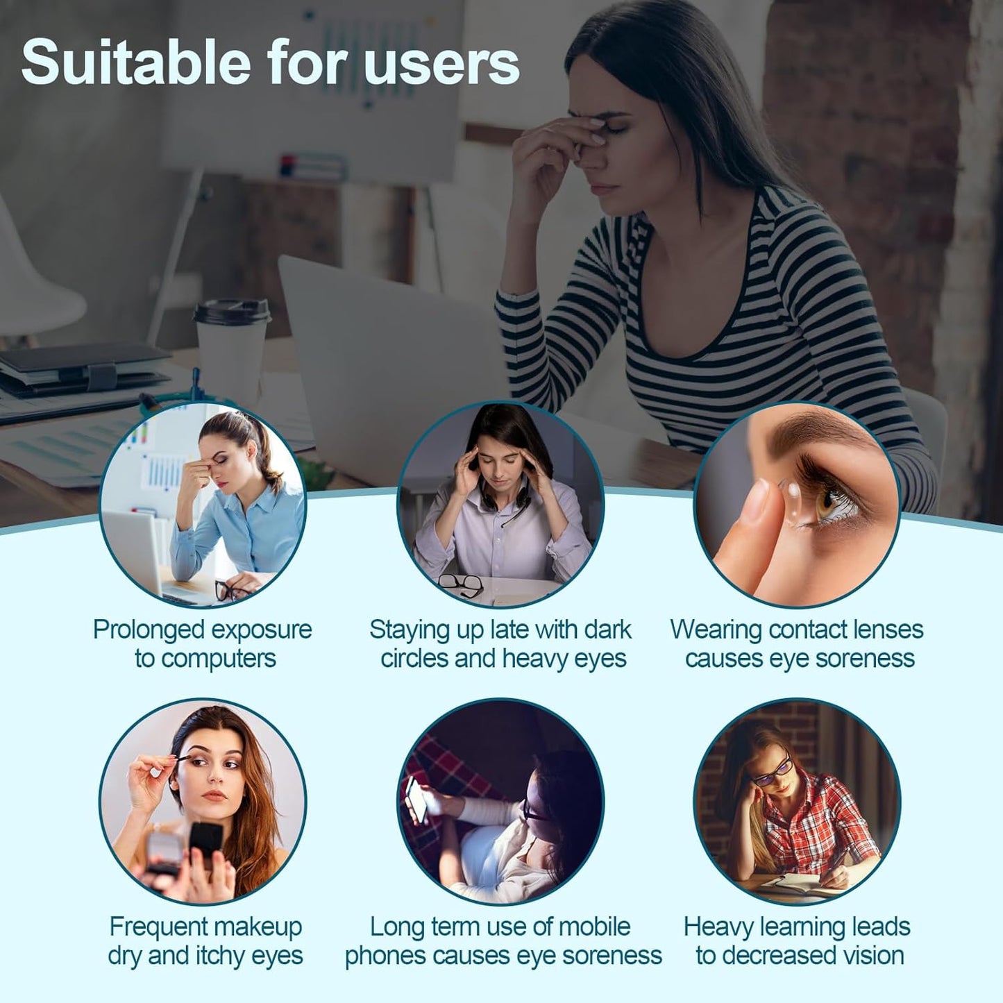 OTBK Portable Nano Mist Humidifier - Personal Eye & Face Moisturizer, USB Rechargeable Sprayer for Comfort
