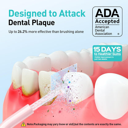 COSLUS ADA Accepted Water Dental Flosser Teeth Pick C20: Portable Cordless Oral Irrigator 300ML Rechargeable Travel Irrigation Cleaner IPX7 Waterproof Electric Flossing Machine, Professional Set Black