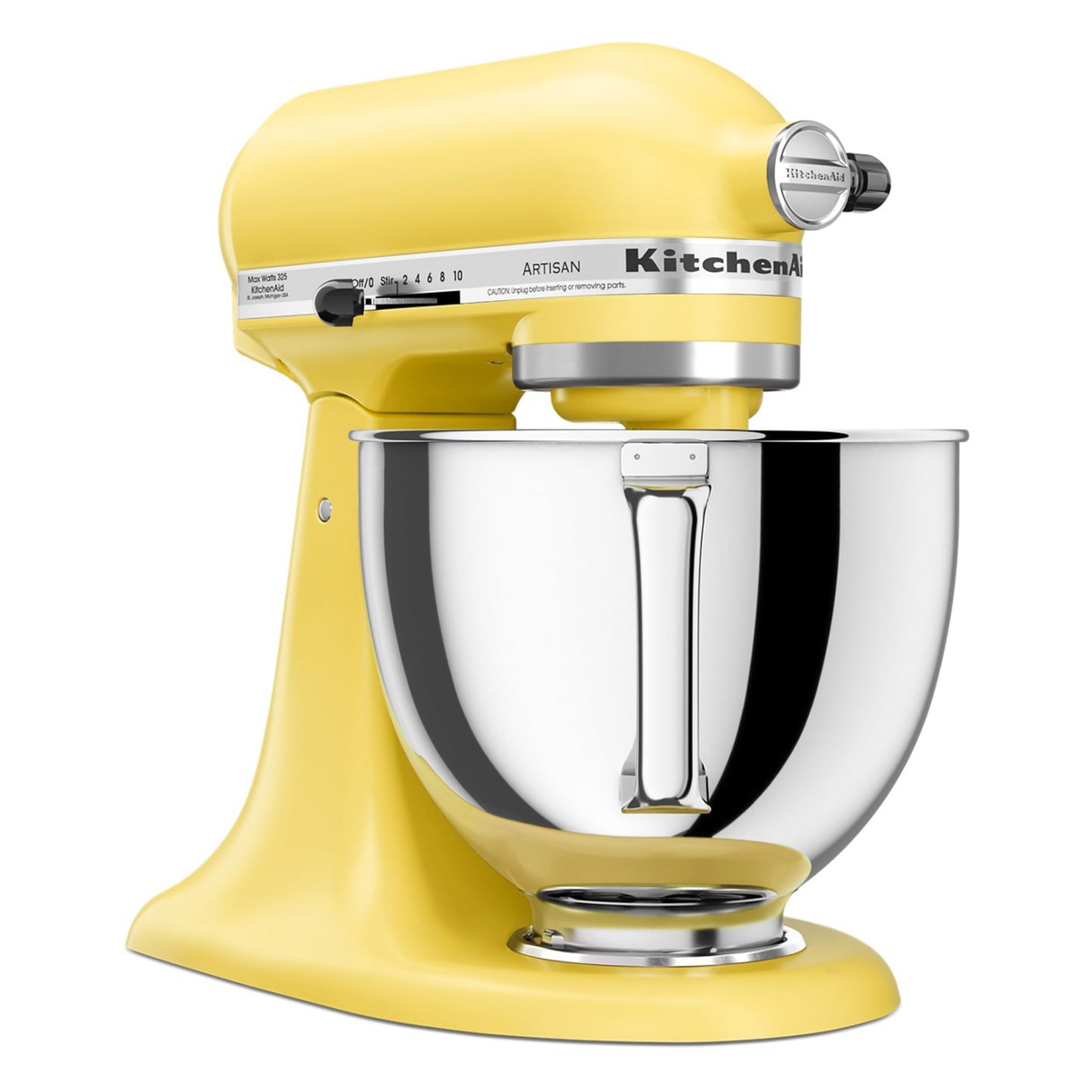 KitchenAid Artisan Series 5 Quart Tilt Head Stand Mixer with Pouring Shield KSM150PS, Almond Cream