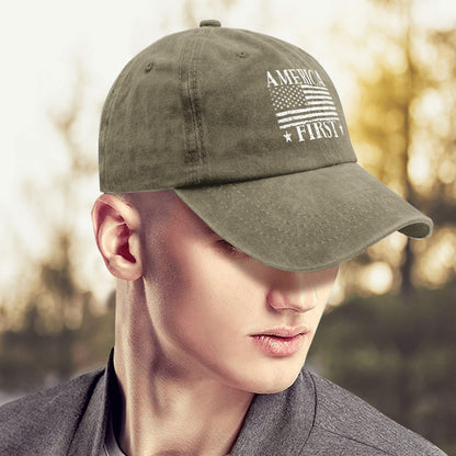 Funny Hat America Hats for Men Gifts for Dad Baseball Cap