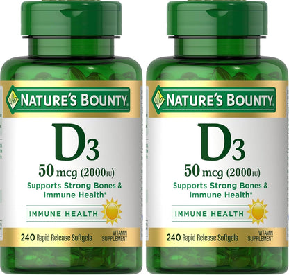 Nature’s Bounty High Absorption Magnesium Glycinate 240 mg for Supporting Muscle Relaxation and Bone, Heart & Nerve Health – Non-GMO, Gluten-Free, Vegetarian, 120 Count/60 Servings