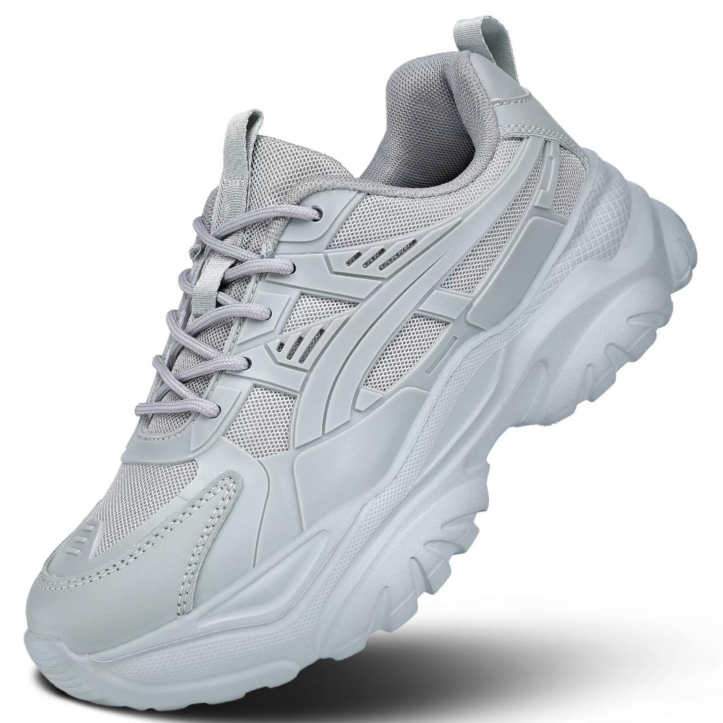 Women's Road Running Shoes Non Slip Ladies Walking Fashion Athletic Chunky Sneakers Work Gym Comfort Lightweight Mesh Soft Sole