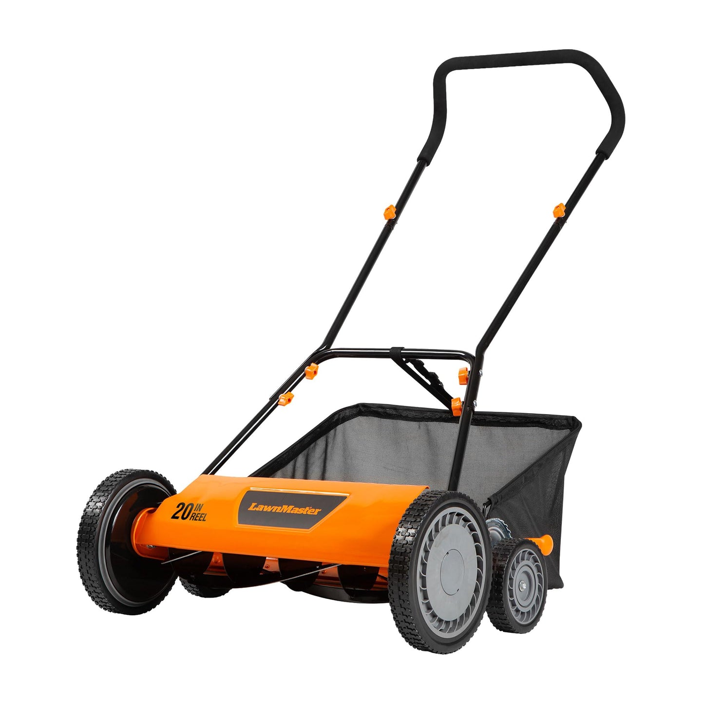 LawnMaster LMRM1801 Push Reel Lawn Mower 18-Inch 5-Blade