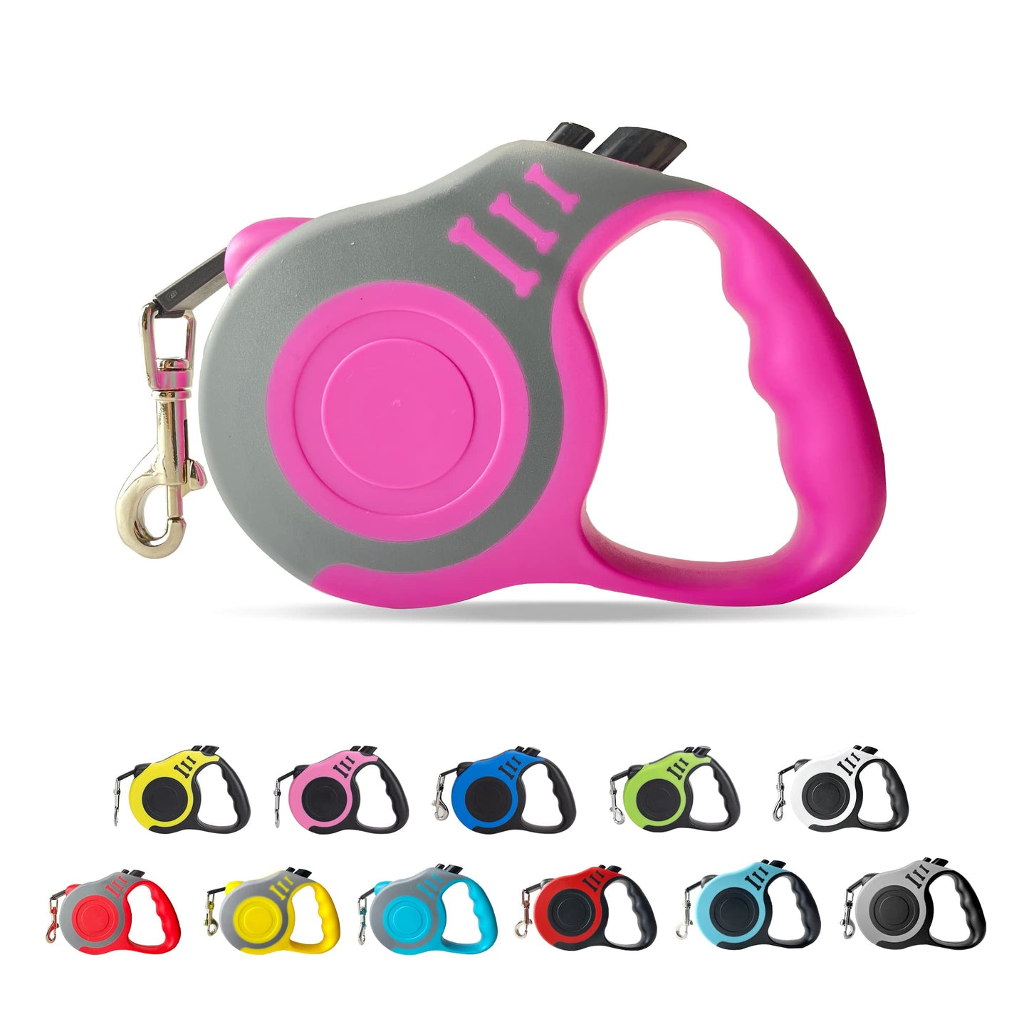 Retractable Dog Leash Automatic Telescopic Tractor Dog Tape, Pet Tape 10/16 FT Durable and Convenient, with Non-Slip Handle, Suitable for Small and Medium-Sized Dogs