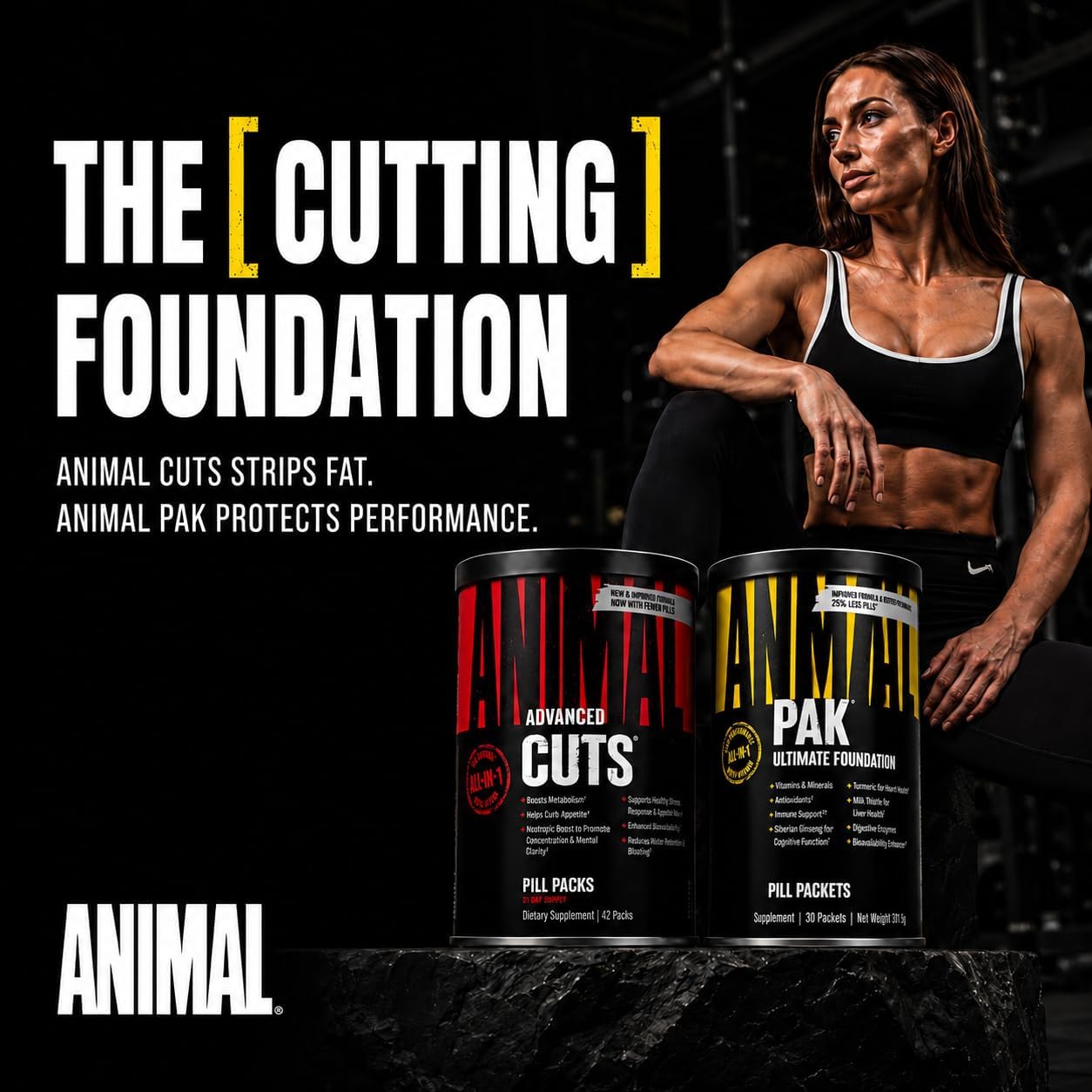 Animal Cuts Thermogenic Fat Burner Powder - Weight Loss for Women and Men for Metabolism, Energy, Focus, and Nootropic Brain Support with Ketones Appetite Suppressant - Orange Mango Flavor