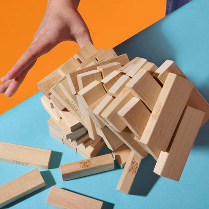 Official Hasbro Games Jenga Game | Digital Die for 6 More Ways to Play | Original Wood Block Game | Stacking Tower | Ages 6+ | 1+ Players | Party Games