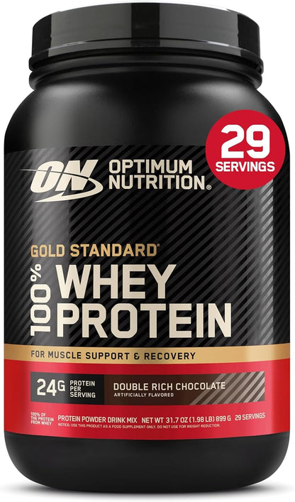 Optimum Nutrition Gold Standard 100% Whey Protein Powder, Extreme Milk Chocolate, 10 Pound (Packaging May Vary) (Pack of 2)