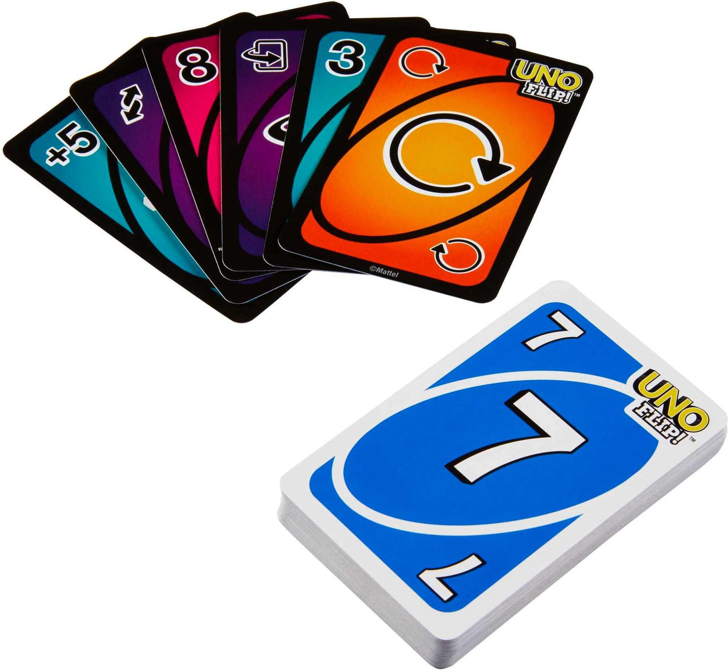 Mattel Games UNO Card Game for Kid, Adult & Family Nights & Parties, Travel & Vacations, Color Blind Accessible & Customizable Deck (Amazon Exclusive)