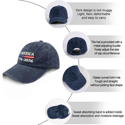 Funny Hat America Hats for Men Gifts for Dad Baseball Cap