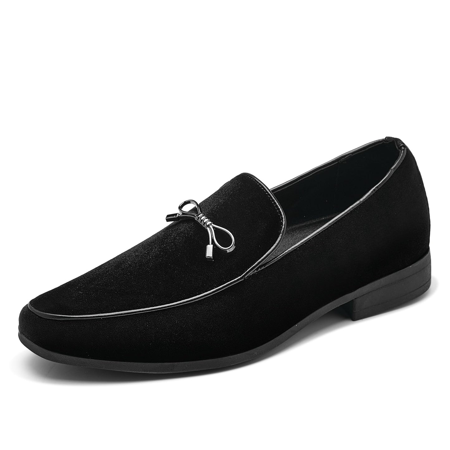 UUBARIS Mens Velvet Loafers Slip-on Dress Shoes Fashion Style Driving Shoes Classic Tuxedo Shoes Casual Oxford Shoes