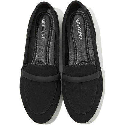 Women's Slip on Flats Shoes Runs Small Faux Suede Ballet Flats Fashion Business Casual Comfortable Flats Dressy Loafers for Women