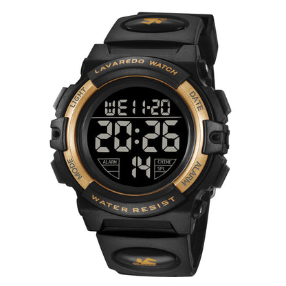 Kids Watch,Boys Watch for 3-15 Year Old Boys,Digital Sport Outdoor Multifunctional Chronograph LED 50 M Waterproof Alarm Calendar Analog Watch for Children with Silicone Band,Kids Gift