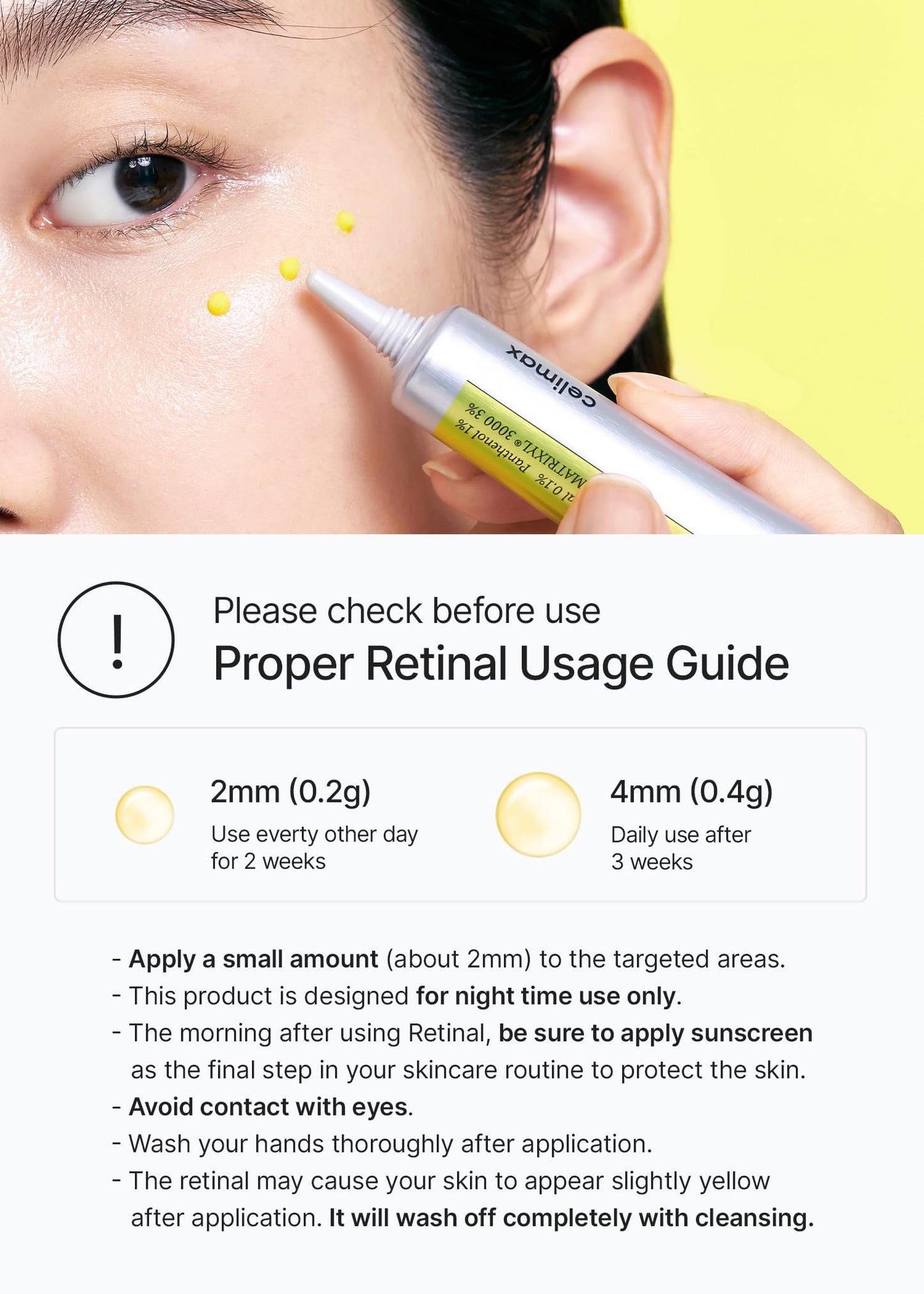 celimax The Vita A Retinal Shot Tightening Booster | 0.1% Retinal, 3% Matryxyl, High-Strength Retinoid for Anti-Aging, Pore Minimizer, Wrinkles & Fine Lines, Firmer Skin, 15ml, Korean Skin Care Gift