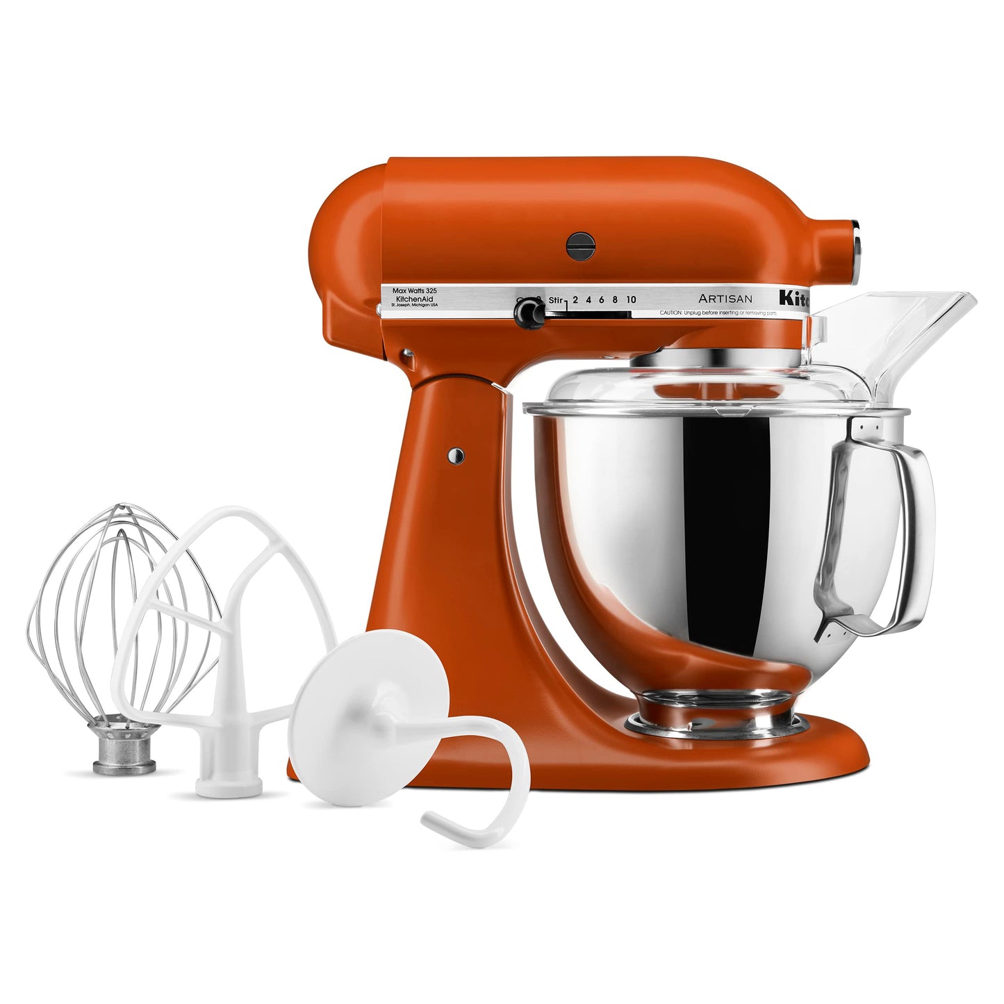 KitchenAid Artisan Series 5 Quart Tilt Head Stand Mixer with Pouring Shield KSM150PS, Almond Cream
