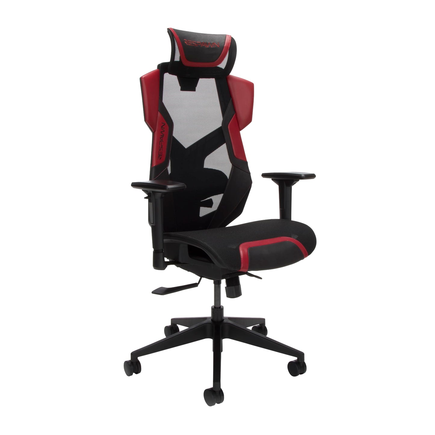 RESPAWN FLEXX Ergonomic Office and Gaming Chair with Lumbar Support - Breathable Mesh Recliner with Headrest & Adjustable Arms, Comfy Home Office Desk Chairs, Reclining Gaming Seat for Adults - Brown