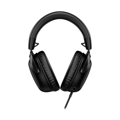 HyperX Cloud III – Wired Gaming Headset, PC, PS5, Xbox Series X|S, Angled 53mm Drivers, Spatial Audio, Memory Foam, Durable Frame, Ultra-Clear 10mm Mic, USB-C, USB-A, 3.5mm – Black/Red