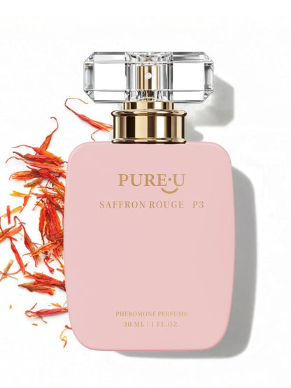 Pheromone Perfume for Women - Long Lasting Saffron Amber & Cedarwood Sophisticated Scent, Luxury Concentrated Extrait de Parfum Spray Oil, Portable Size Signature Scent, 1 fl oz (30ML
