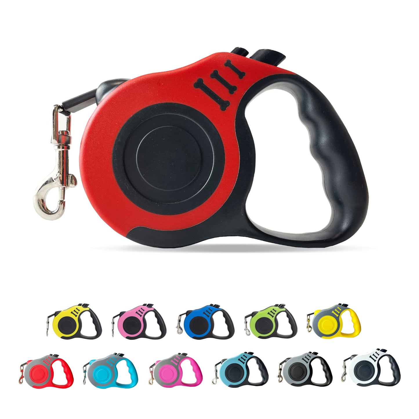 Retractable Dog Leash Automatic Telescopic Tractor Dog Tape, Pet Tape 10/16 FT Durable and Convenient, with Non-Slip Handle, Suitable for Small and Medium-Sized Dogs