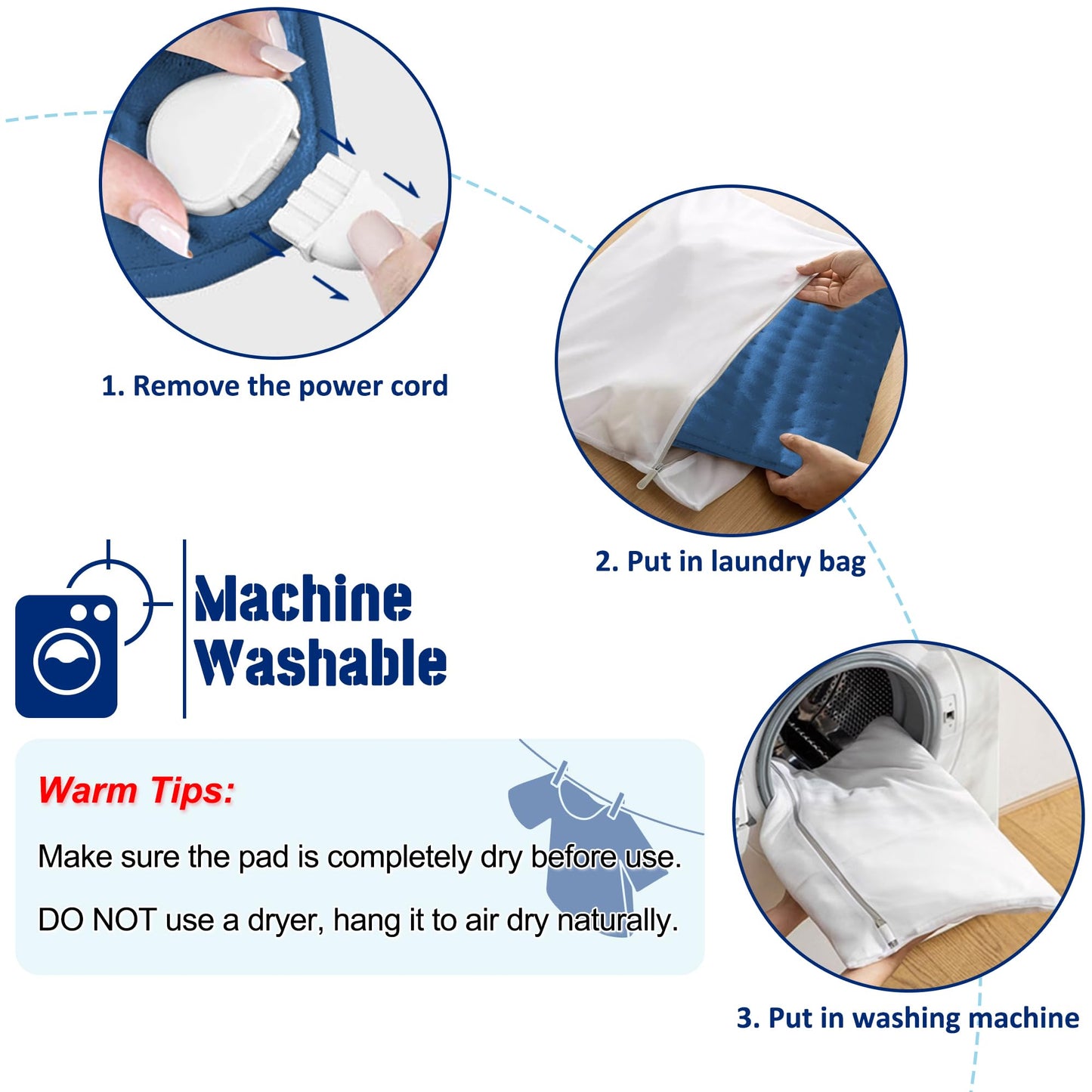 Electric Heating pad with 6 Heat Settings, Auto Shut Off, Dry Electric Heating for Back Neck Knee Arms Legs Shoulder Heat Pads for Christmas Birthday Father Mother's Day (24"X12", Gray Green)