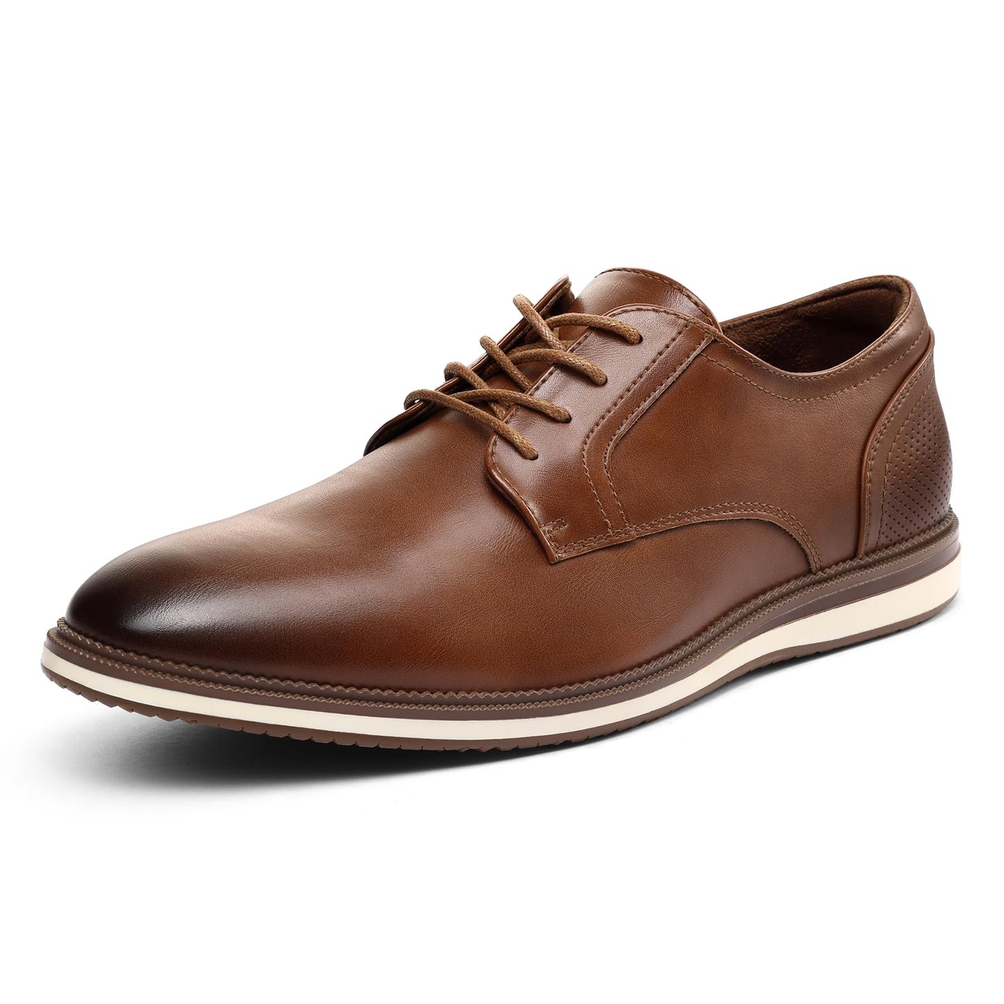 Men's Casual Oxfords Dress Shoes Business Formal Sneakers | oxford style for business, casual &formal events,lightweight non-slip TPR sole,all-day cushioned comfort for long standing