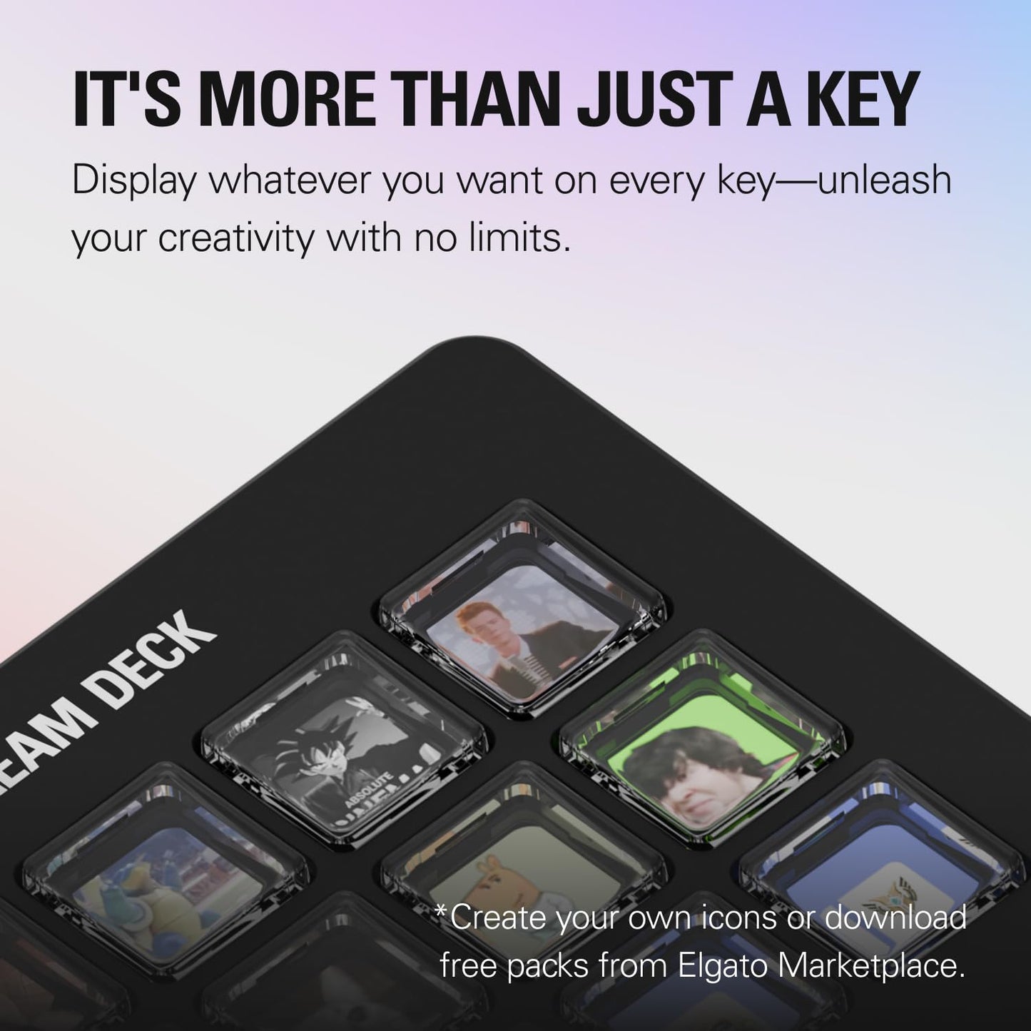 Elgato Stream Deck MK.2 Studio Controller, 15 Macro Keys | Trigger actions in OBS, Twitch, YouTube and more, Visual feedback, Hundreds of plugins, Works with Mac and PC