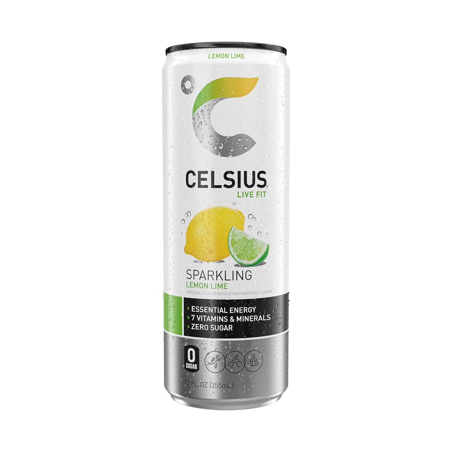 CELSIUS Sparkling Orange, Sugar Free Energy Drink, 12 Fl Oz (Pack of 12)