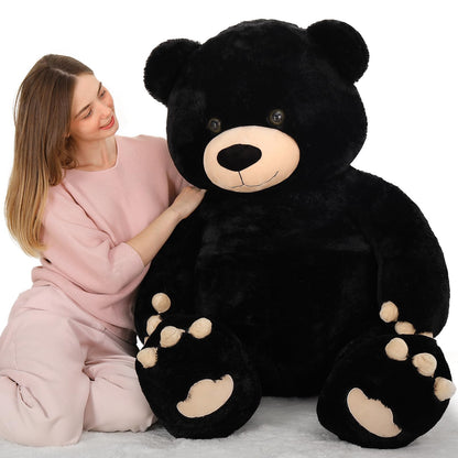 Toys Studio 47 Inch Big Teddy Bear Giant Stuffed Animal for Girls, 4 Feet Large Teddy Bear Baby Shower Party Decorations Kids Women Girlfriend Christmas Valentines Gifts, Light Brown