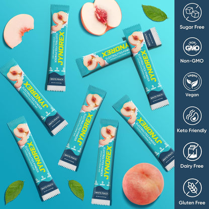 Electrolytes Powder Packets Sugar Free, 30 Sticks High Sodium Hydration Packets, Electrolyte Drink Mix with Lemon Lime Watermelon Peach Berry Kiwi Tropical Punch Lychee Cranberry, 10.5OZ