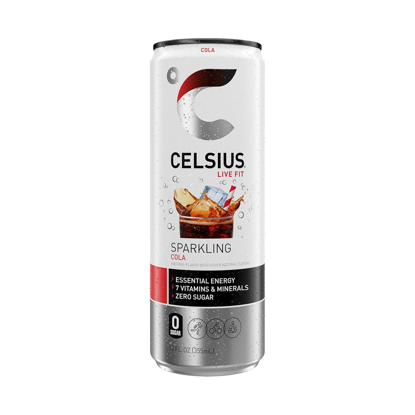 CELSIUS Sparkling Orange, Sugar Free Energy Drink, 12 Fl Oz (Pack of 12)