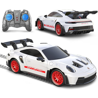 AEROQUEST 1:24 Lamborghini Remote Control Car （Green） | Officially Licensed,Birthday Gift,Toys for ages 3-8,Aventador SVJ Mode,Electric Sport Racing,Hobby RC Cars