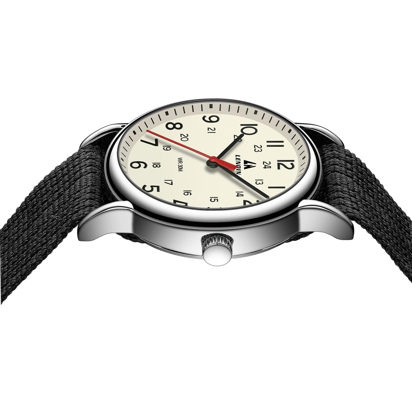 LN LENQIN Mens Watches Unisex Military Sport Nylon Strap Stylish Luminous Fashion Analog Quartz Watch for Men Waterproof Army Tactical Casual Wristwatch