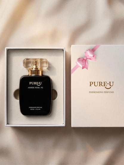 Pheromone Perfume for Women - Long Lasting Saffron Amber & Cedarwood Sophisticated Scent, Luxury Concentrated Extrait de Parfum Spray Oil, Portable Size Signature Scent, 1 fl oz (30ML