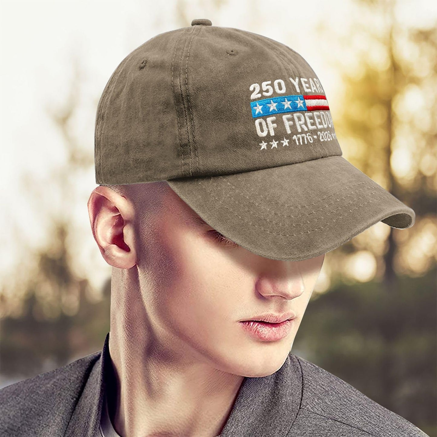 Funny Hat America Hats for Men Gifts for Dad Baseball Cap