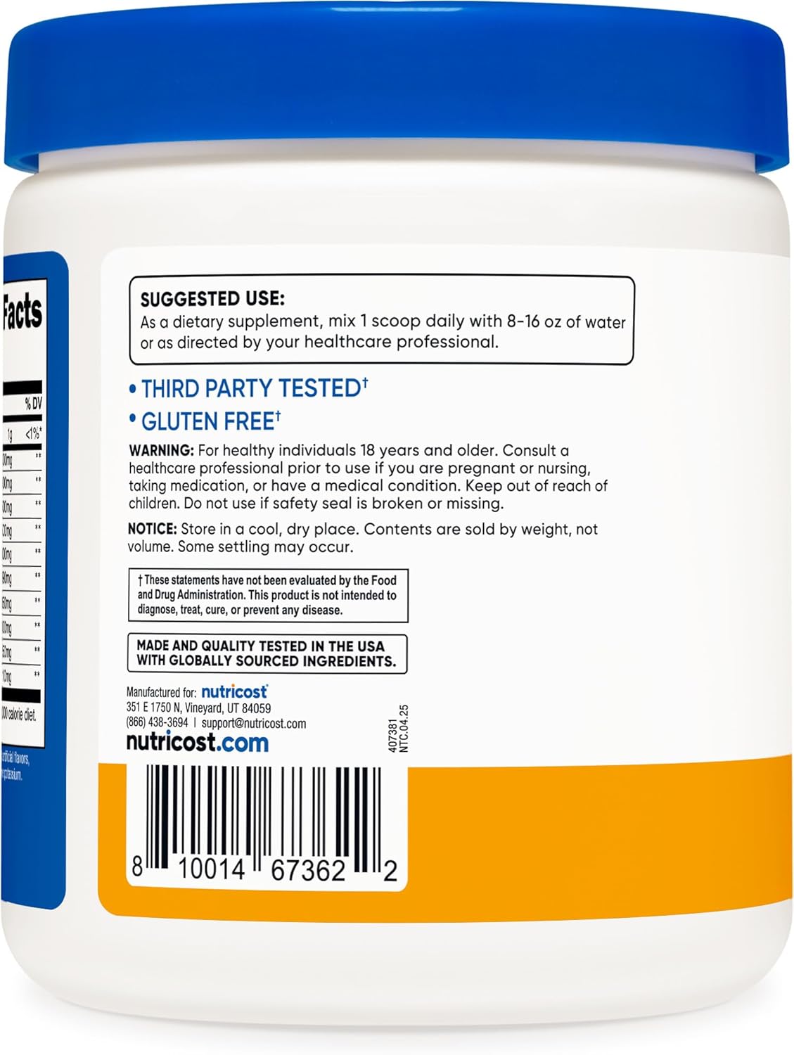 Nutricost EAA Powder 30 Servings (Fruit Punch) - Essential Amino Acids - Non-GMO, Gluten Free, Vegetarian Friendly (Pack of 2)