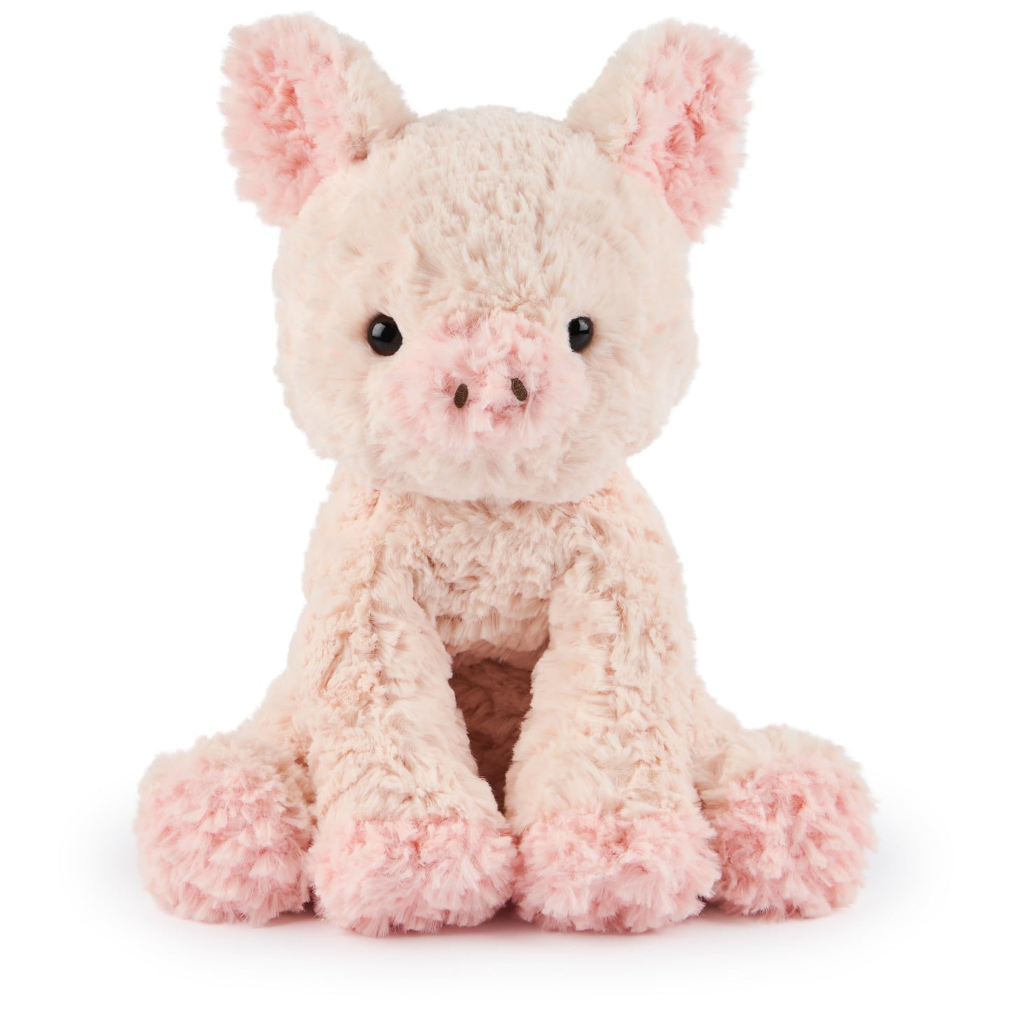 GUND Cozys Collection Cow, Stuffed Animal for Ages 0 and Up, Spring Decor Plush Toy, Cream/Blue, 10”