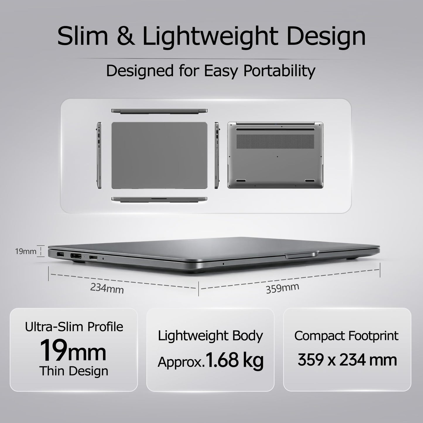 15.6" Yoga 2-in-1 Touchscreen Laptop Computer, AMD A9 Processor up to 3.2GHz, 8GB RAM 256GB SSD, Convertible Notebook with IPS FHD Display, USB-C, WiFi, Win11 Laptop for Work, Study & Home