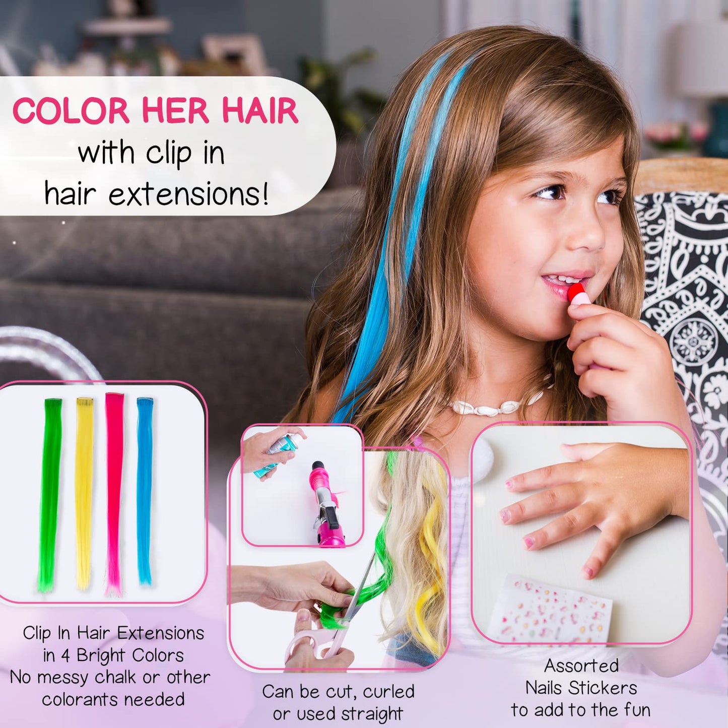 Kids Real Makeup Kit with Pink Unicorn Purse, Non Toxic Washable Make Up Set - Unicorn Toys for Girls Age 4-6, 5 Year Old Girl Birthday Gift Ideas, Toddler Little Girl Gifts 3 4 5 6 7 8 9 10 Years Old
