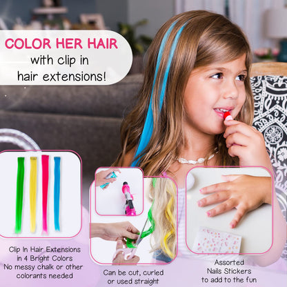 Kids Real Makeup Kit with Pink Unicorn Purse, Non Toxic Washable Make Up Set - Unicorn Toys for Girls Age 4-6, 5 Year Old Girl Birthday Gift Ideas, Toddler Little Girl Gifts 3 4 5 6 7 8 9 10 Years Old
