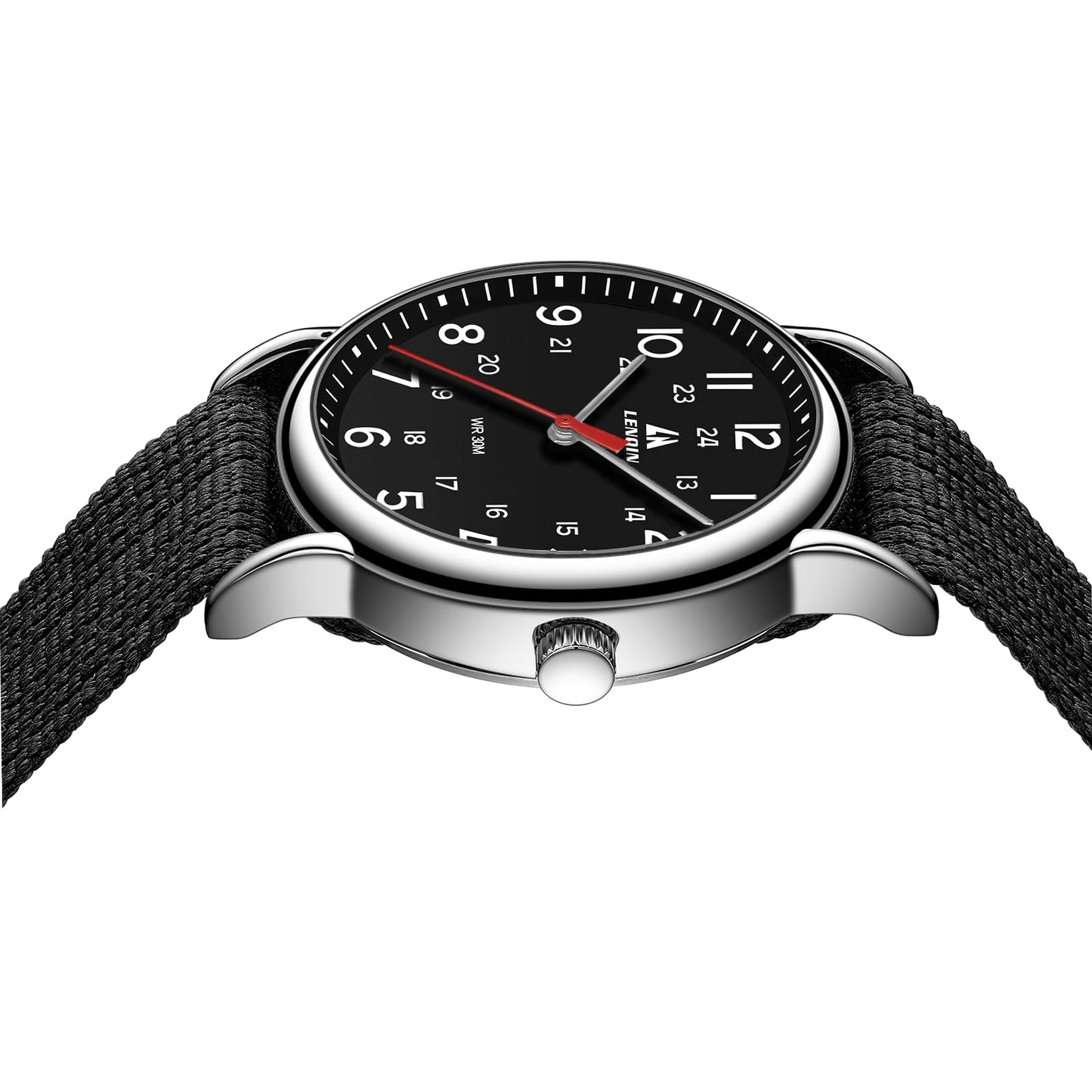 LN LENQIN Mens Watches Unisex Military Sport Nylon Strap Stylish Luminous Fashion Analog Quartz Watch for Men Waterproof Army Tactical Casual Wristwatch
