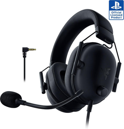 Razer BlackShark V2 X Gaming Headset: 7.1 Surround Sound - 50mm Drivers - Memory Foam Cushion - For PC, PS4, PS5, Switch - 3.5mm Audio Jack - Black